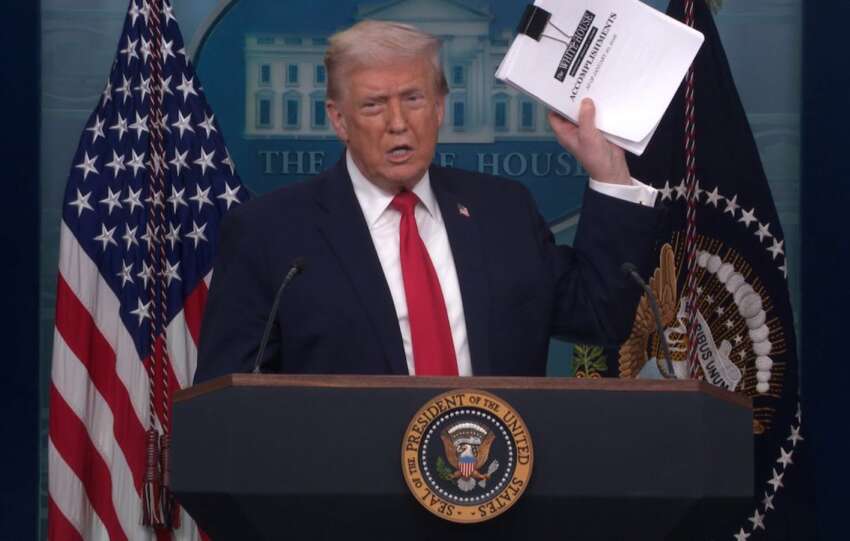 Trump’s Pre-Davos Press Briefing: Mugshots, Greenland Threats & a “Board of Peace” — Full Breakdown