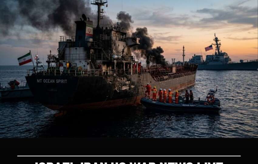 Israel Iran US War News Live Updates: Iran Attacks Togo-Flagged Chemical Tanker Carrying 12 Indian Crew Members