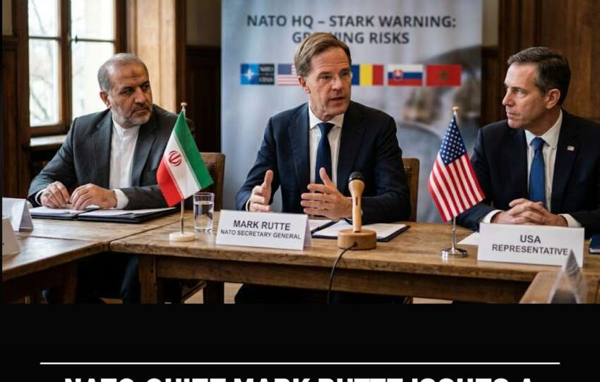NATO Chief Mark Rutte Issues a Stark Warning About Growing Risks From China, Iran, and Russia