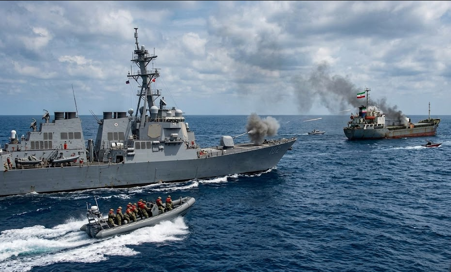 Seizes Iranian Cargo Ship