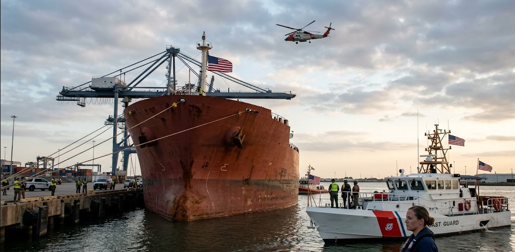 US-Seized Cargo Ship