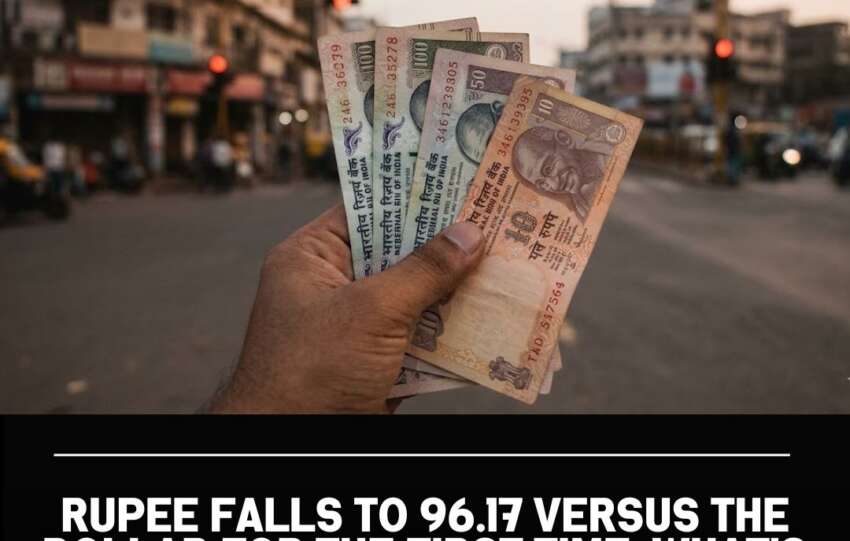 Rupee Falls to 96.17 Versus the Dollar for the First Time: What’s Driving the Slide?