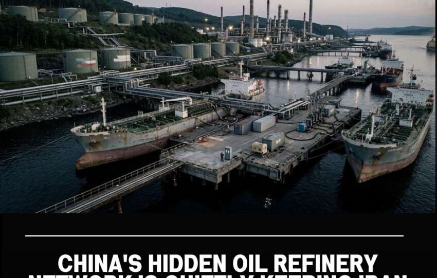 China’s Hidden Oil Refinery Network Is Quietly Keeping Iran Funded and Afloat Throughout the War