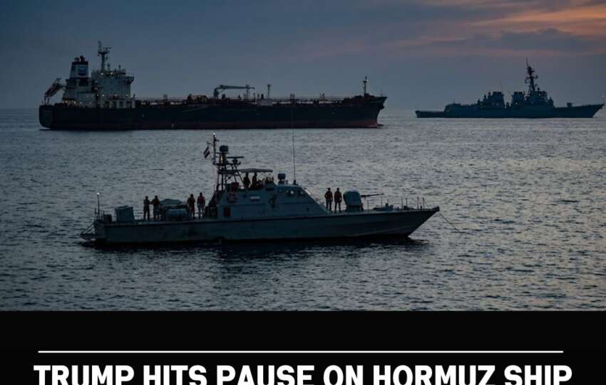 Trump Hits Pause on Hormuz Ship Escort — But Keeps the Blockade Firmly in Place in a Calculated Strategic Shift