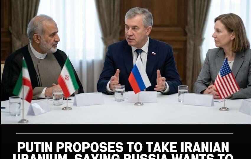 Putin Proposes to Take Iranian Uranium, Saying Russia Wants to Alleviate Iran-US Tensions