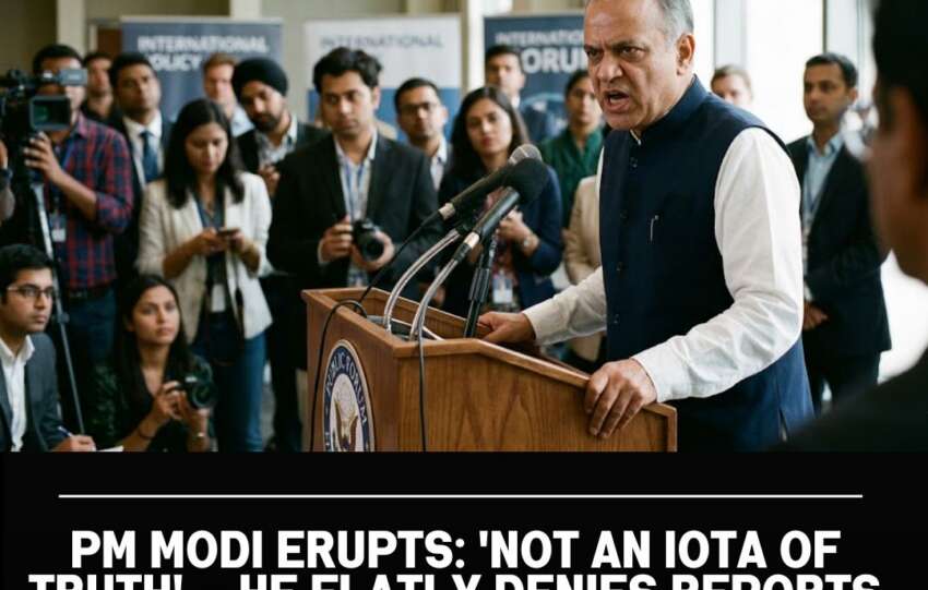 PM Modi Erupts: ‘Not an Iota of Truth’ — He Flatly Denies Reports of Taxing International Travel Amid Iran War Fears