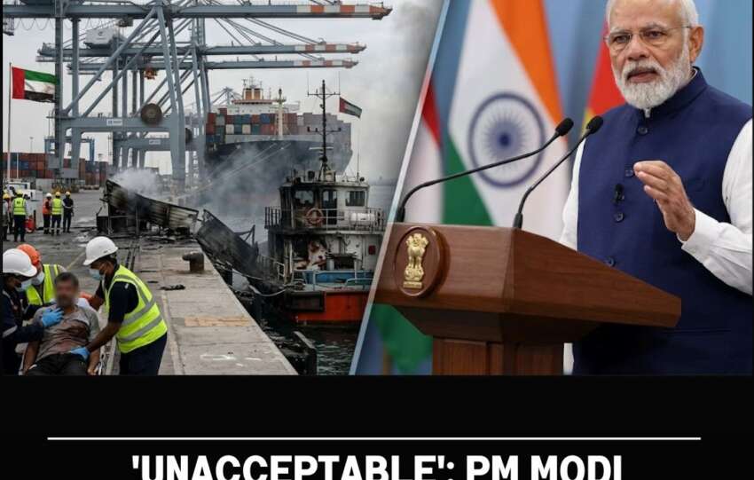 ‘Unacceptable’: PM Modi Condemns Iran’s Attack on UAE Port After Three Indians Injured