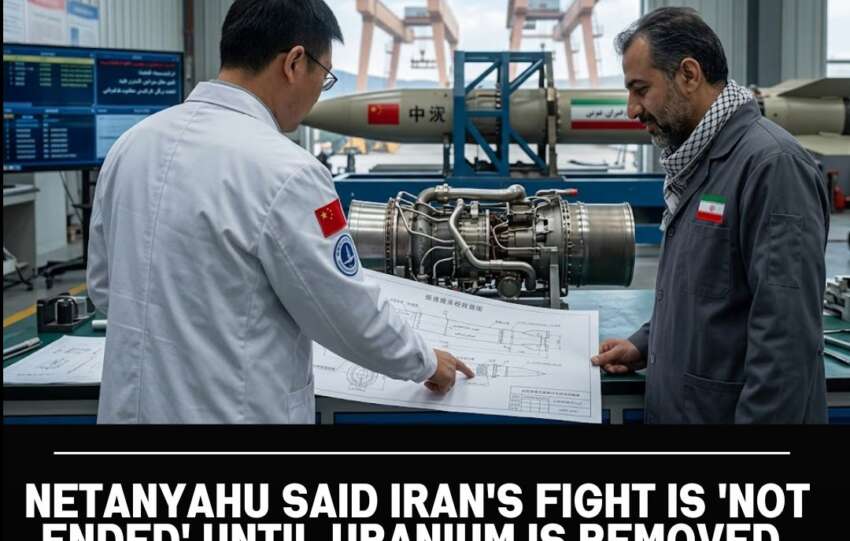 Netanyahu Said Iran’s Fight Is ‘Not Ended’ Until Uranium Is Removed, Claiming China Helped Tehran’s Missile Program