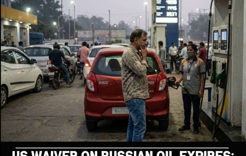 US Waiver on Russian Oil Expires: Will India Boost Fuel Costs Again?