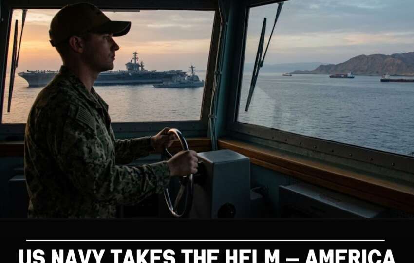 US Navy Takes the Helm — America Will Now Personally Direct Ships Through the Strait of Hormuz