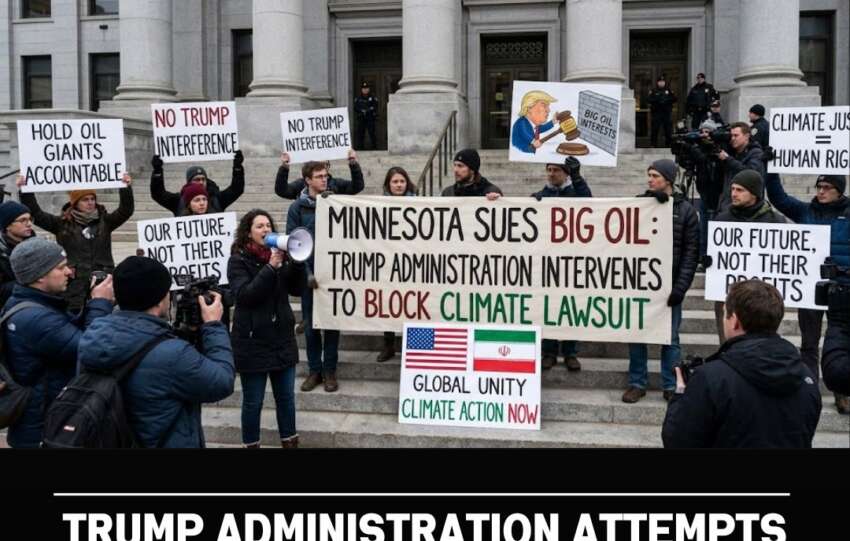 Trump Administration Attempts to Block a Minnesota Climate Change Lawsuit Against Oil Giants