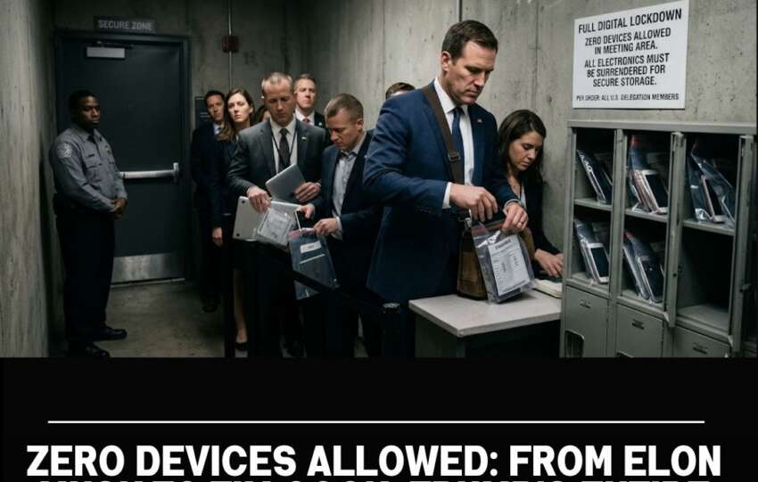Zero Devices Allowed: From Elon Musk to Tim Cook, Trump’s Entire China Entourage Is Under Full Digital Lockdown