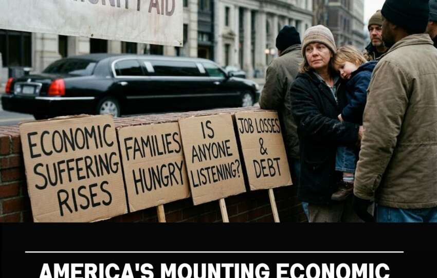 America’s Mounting Economic Suffering Is Ignored by Trump’s Gilded Indifference