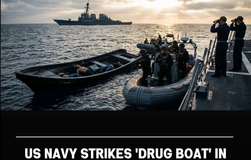 US Navy Strikes ‘Drug Boat’ in Eastern Pacific, Killing 2 as Trump’s New Cartel Strategy Cranks Up