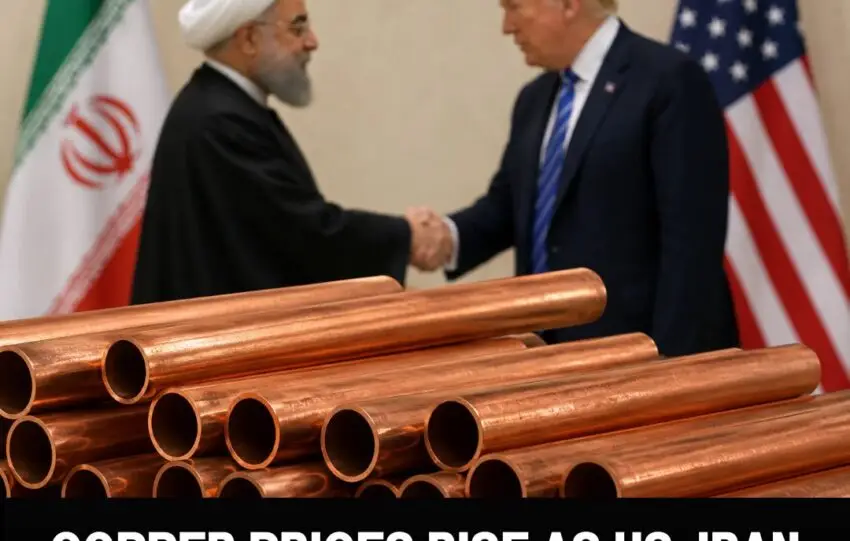 Copper Prices Rise as US-Iran Peace Deal Boosts Market Optimism