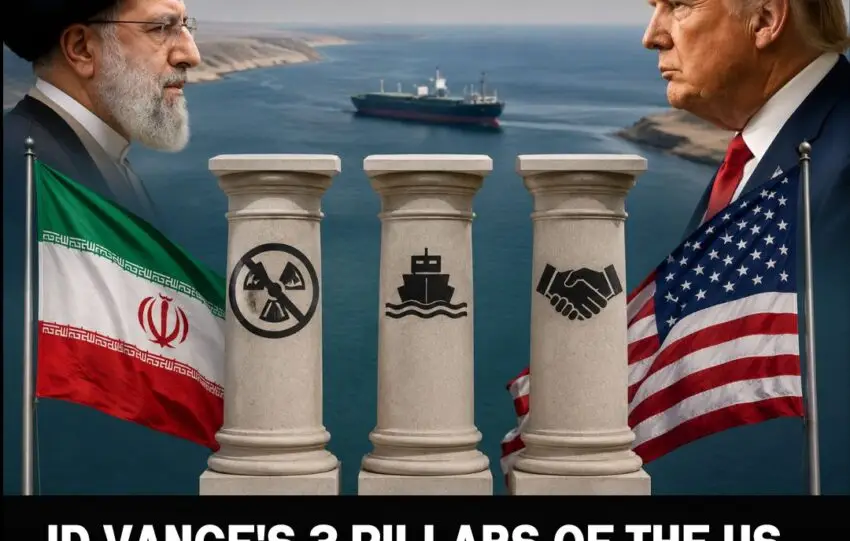 JD Vance’s 3 Pillars of the US-Iran Deal: No Nukes, Open Hormuz, Conditional Relief