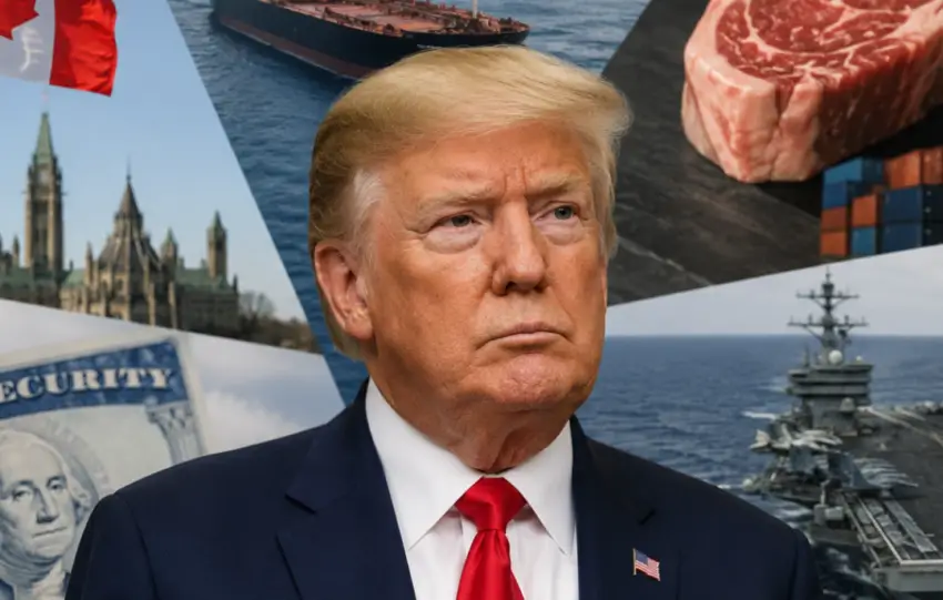 Trump News Today: Canada Trade Deal, Beef Tariffs, Hormuz Oil, Social Security and the Navy Carrier Fight